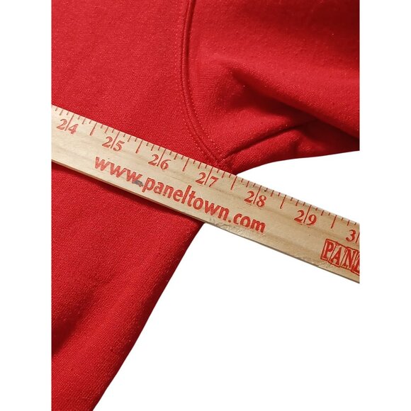 Atlanta Falcons Official NFL Red Hoodie Sweatshirt Large Cotton/Polyester Blend - Picture 5 of 8